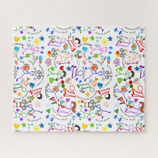 Fysische therapie legpuzzel (Horizontaal)