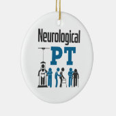 Fysische therapie met neurologische PT Keramisch Ornament (Rechts)