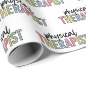 Fysische therapie PT Afstuderen Fysiotherapie Cadeaupapier (Rol Hoek)