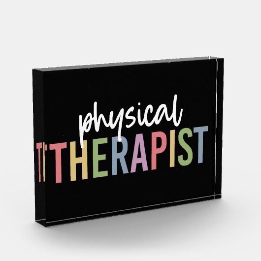 Fysische therapie PT Afstuderen Fysiotherapie Gift Fotoblokken (Links)
