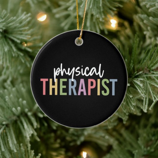 Fysische therapie PT Afstuderen Fysiotherapie Gift Keramisch Ornament (Boom)