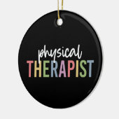 Fysische therapie PT Afstuderen Fysiotherapie Gift Keramisch Ornament (Links)