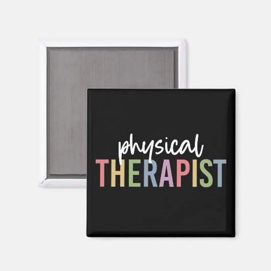 Fysische therapie PT Afstuderen Fysiotherapie Gift Magneet (Voorkant / Achterkant)
