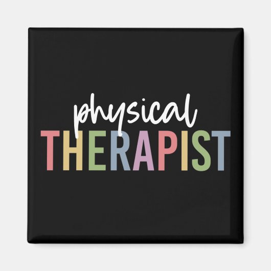 Fysische therapie PT Afstuderen Fysiotherapie Gift Magneet (Voorkant)