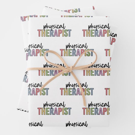 Fysische therapie PT Afstuderen Fysiotherapie Inpakpapier Vel (In situ)