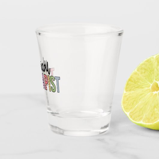 Fysische therapie PT Afstuderen Fysiotherapie Shot Glas (Rechts)