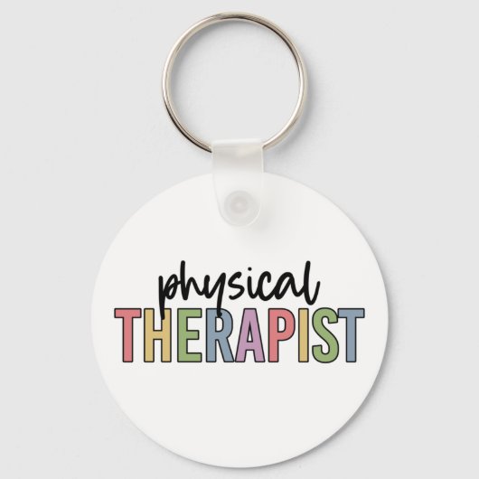 Fysische therapie PT Afstuderen Fysiotherapie Sleutelhanger (Voorkant)