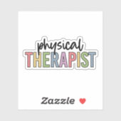 Fysische therapie PT Afstuderen Fysiotherapie Sticker (Vel)
