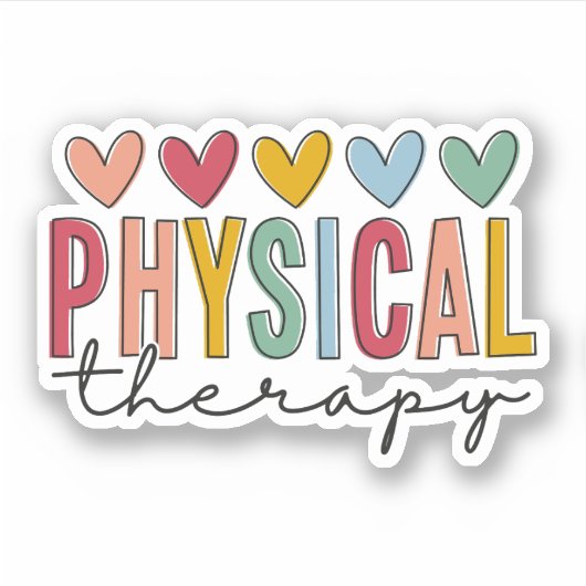 Fysische therapie PT Fysieke Therapist Assistant Sticker (Voorkant)