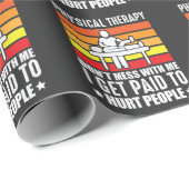 Fysische therapie PT fysio massage assistent Cadeaupapier (Rol Hoek)