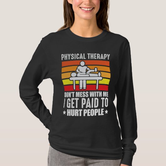 Fysische therapie PT fysio massage assistent T-shirt (Voorkant)