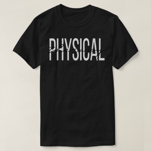 Fysische therapie PT T-shirt (Design voorkant)