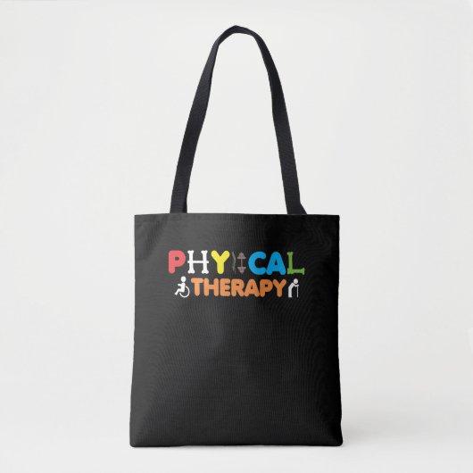 Fysische therapie PT Therapist Physiotherapie Tote Bag (Voorkant)