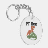 Fysische therapie Therapist Assistant PT Rex Sleutelhanger (Voorkant Links)
