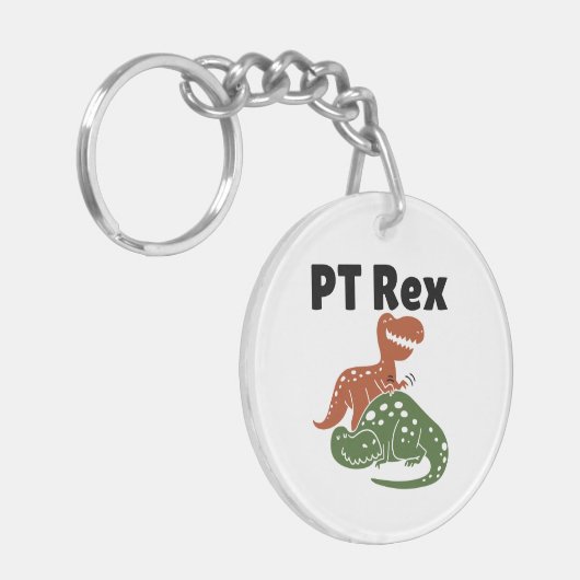 Fysische therapie Therapist Assistant PT Rex Sleutelhanger (Voorkant Links)