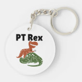Fysische therapie Therapist Assistant PT Rex Sleutelhanger (Achterkant)