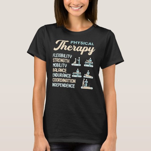 Fysische therapiebeschrijving Funny Therapist T-shirt (Voorkant)