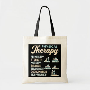 Fysische therapiebeschrijving Funny Therapist Tote Bag