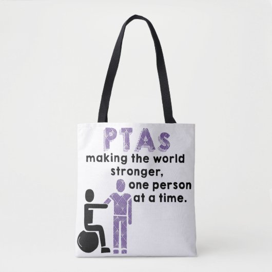 Fysische therapiesupstanten tote bag (Voorkant)
