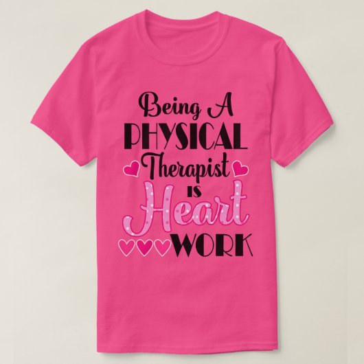 Fysische therapiewaardering t-shirt (Design voorkant)
