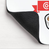 Fysische therapist aangedreven door koffie muismat (Hoek)