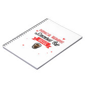 Fysische therapist aangedreven door koffie notitieboek (Linkerzijde)