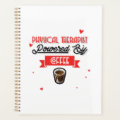 Fysische therapist aangedreven door koffie planner (Voorkant)