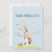 Fysische Waterverven Bedankkaart (Voorkant)