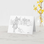 Fyvie Castle Scotland Kaart (Gele Bloem)