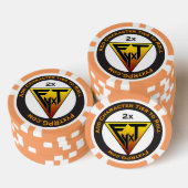 Fyxt RPG + 2 Speler Beloning Token Poker Chips (Opstapeling)