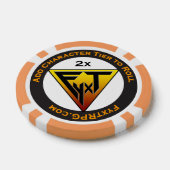 Fyxt RPG + 2 Speler Beloning Token Poker Chips (Enkel)