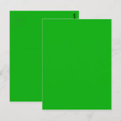 G05 Groene kleur Briefkaart (Voorkant / Achterkant)