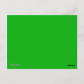 G05 Groene kleur Briefkaart (Achterkant)