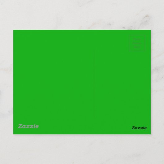 G05 Groene kleur Briefkaart (Achterkant)