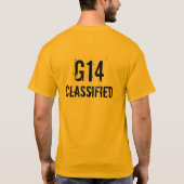 G14 Ingedeeld T-shirt (Achterkant)