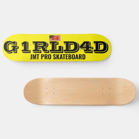 G1RLD4D-skateboard Persoonlijk Skateboard (Horizontaal)