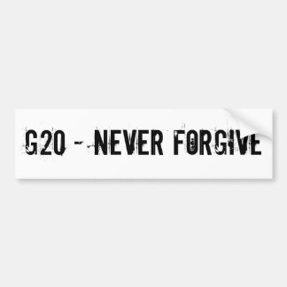 G20 BUMPERSTICKER