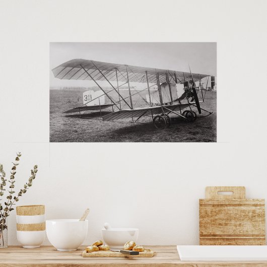 G2 CAUDRON AIRPLANE c. 1912 Poster (Keuken)