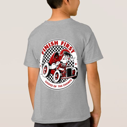 G2 Jongen Finish First Choice of the Champs T-Shir T-shirt (Achterkant)