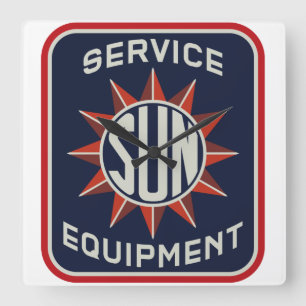 G2 Sun-Logo-klok van de eerste generatie Vierkante Klok