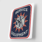 G2 Sun-Logo-klok van de eerste generatie Vierkante Klok (Hoek)