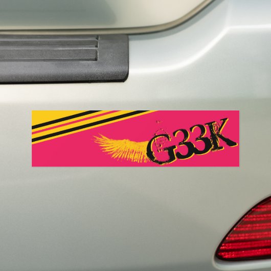 G33K BUMPERSTICKER (Op auto)