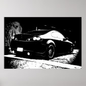 G35 Afschot achterkant Uitzicht Poster (Voorkant)