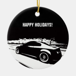 G35-coupe kerstversiering keramisch ornament