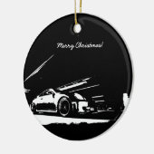 G35 Coupe Rolling shot kerstversiering Keramisch Ornament (Links)
