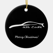 G35 kerstversiering met coupe keramisch ornament (Voorkant)