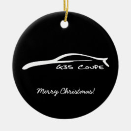 G35 kerstversiering met coupe keramisch ornament