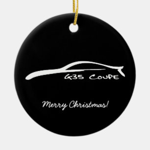 G35 kerstversiering met coupe keramisch ornament