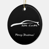 G35 kerstversiering met coupe keramisch ornament (Links)