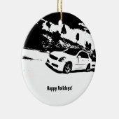 G35 Sedan-kerstversiering Keramisch Ornament (Rechts)